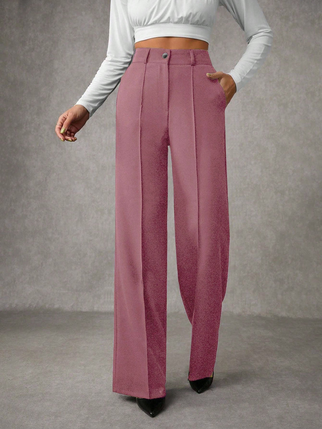 Pantalon SHEIN, roz