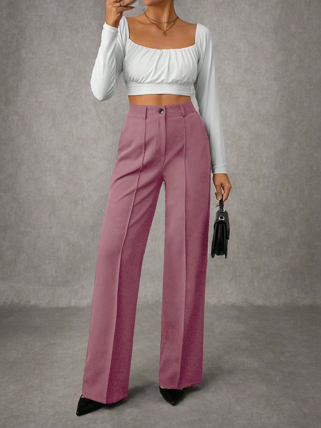 Pantalon SHEIN, roz