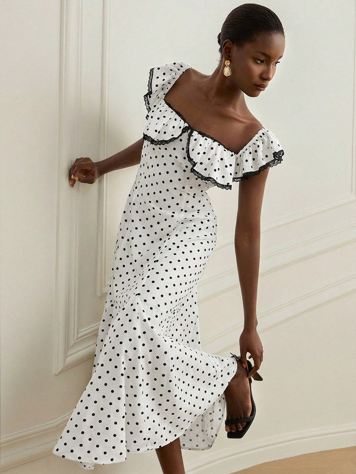 Rochie midi SHEIN, alb