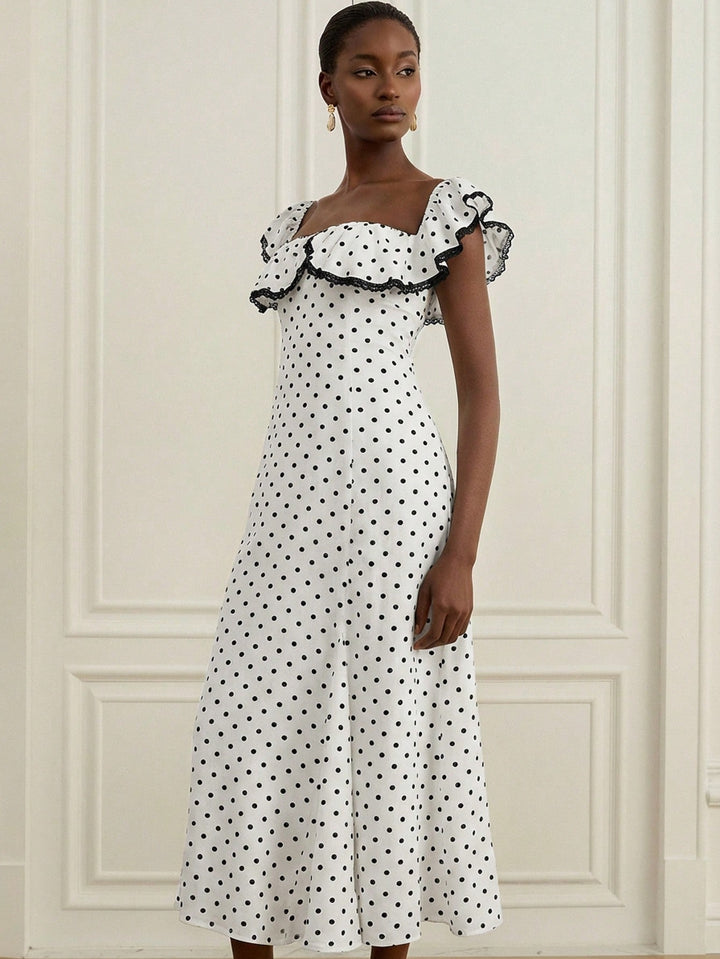 Rochie midi SHEIN, alb