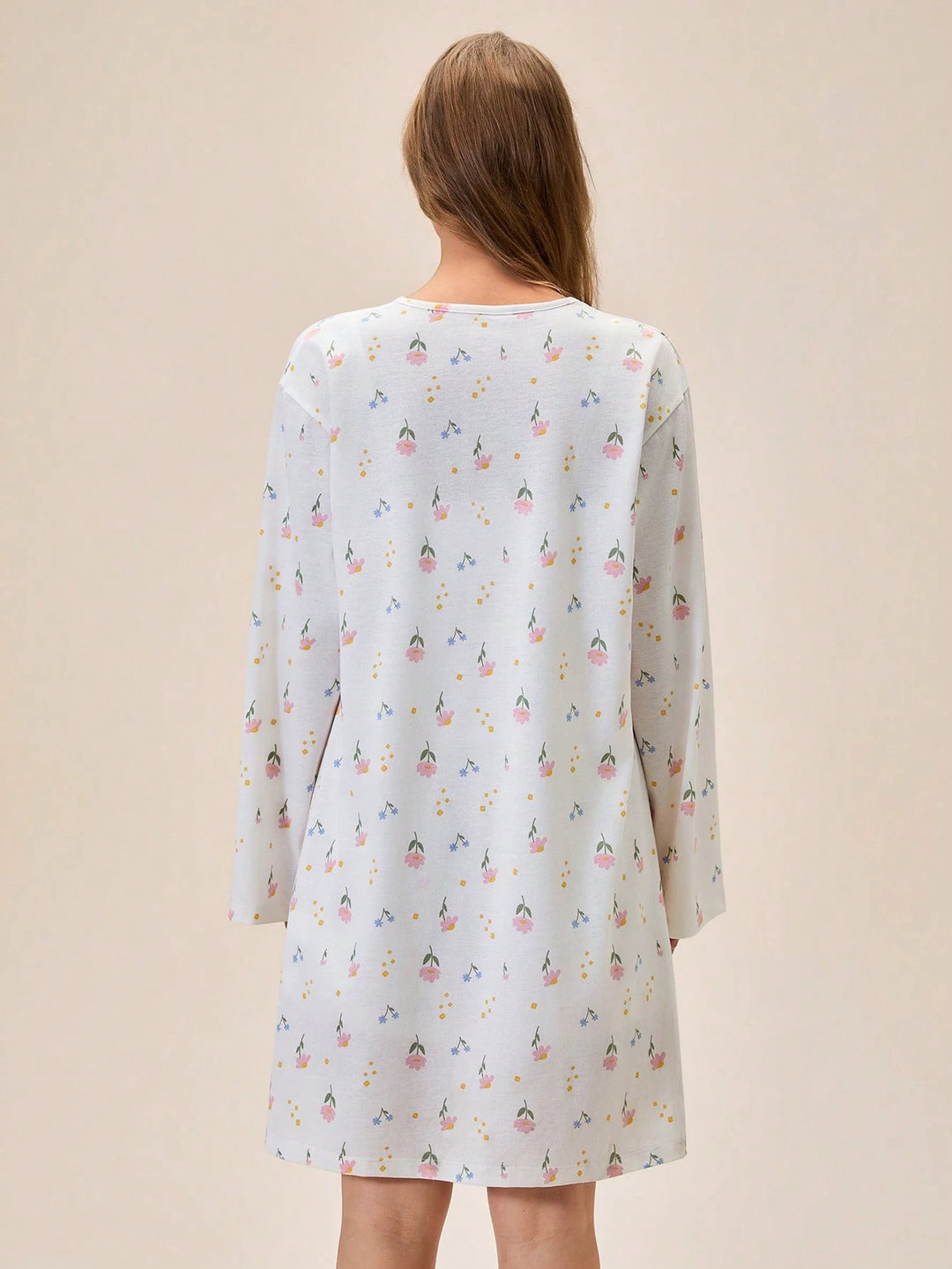 Compleu pijamale SHEIN, alb