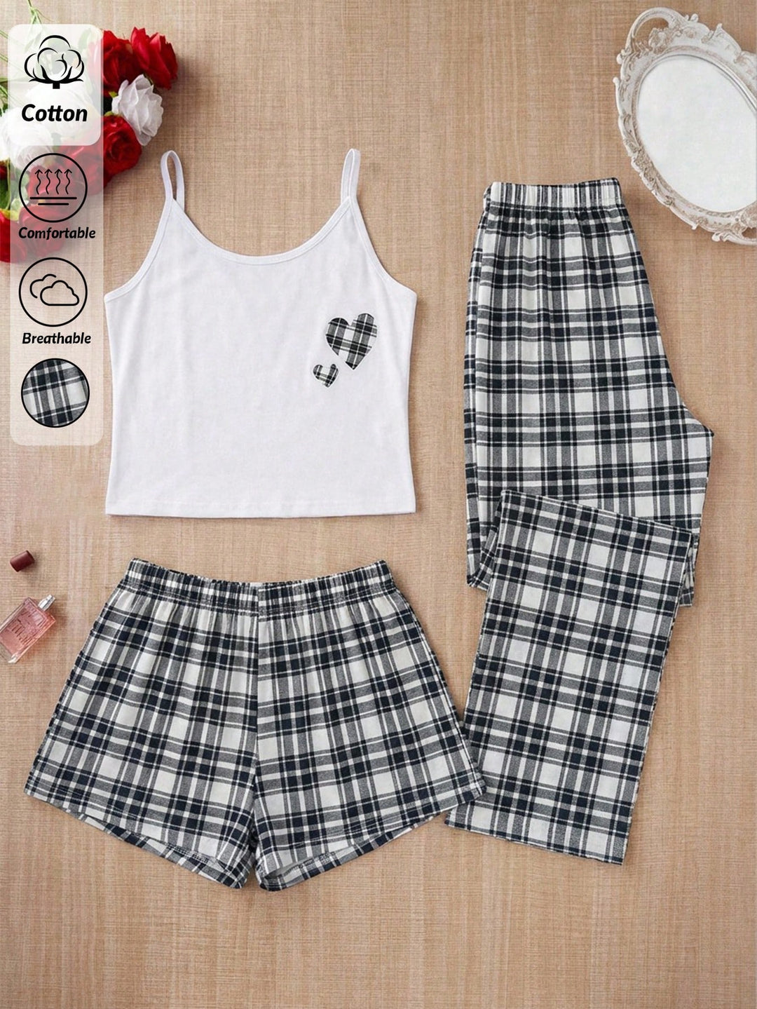 Set pijamale SHEIN, mix culori