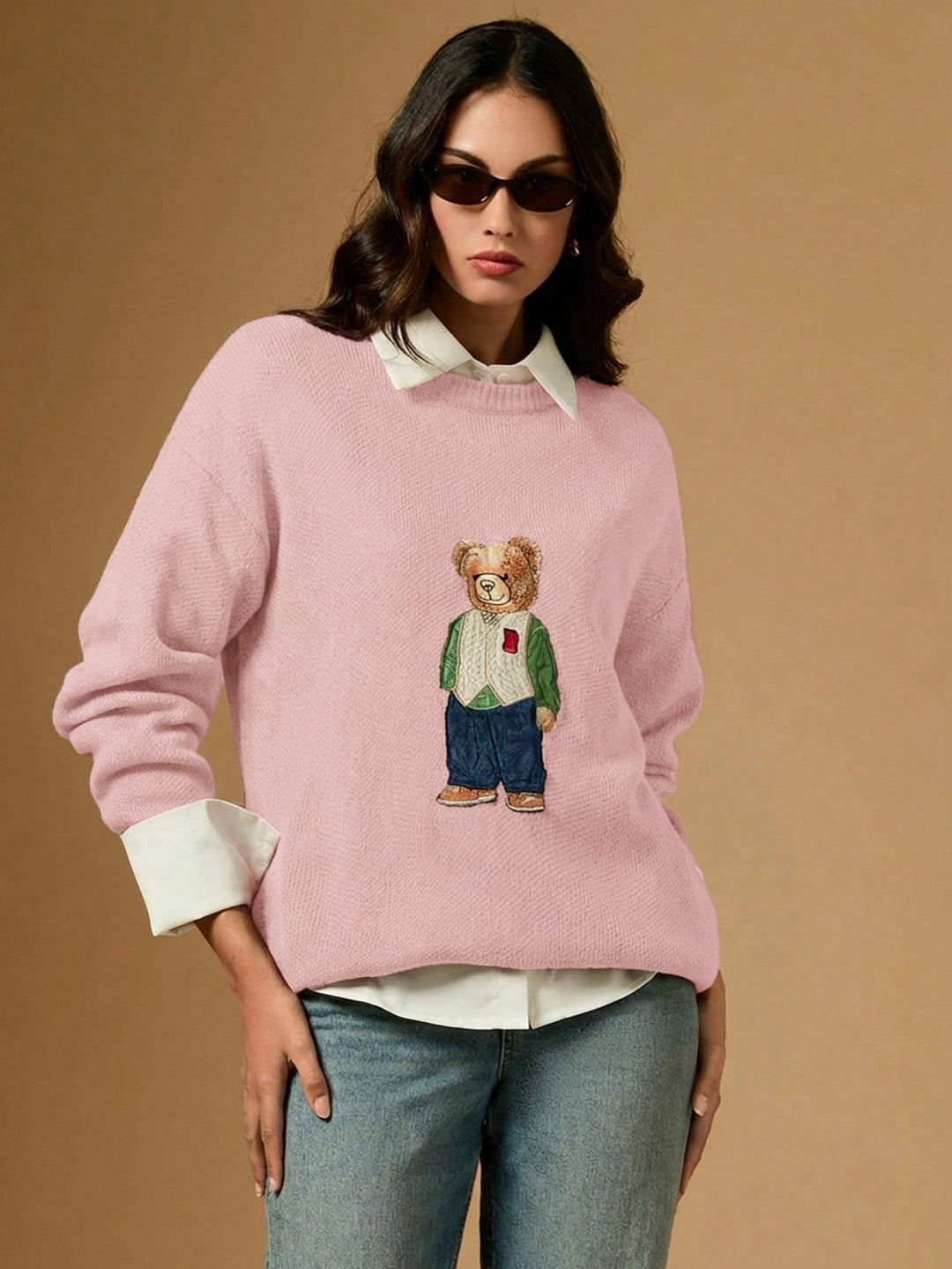 Pulover SHEIN, roz