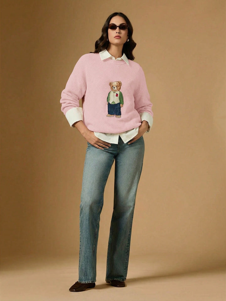 Pulover SHEIN, roz