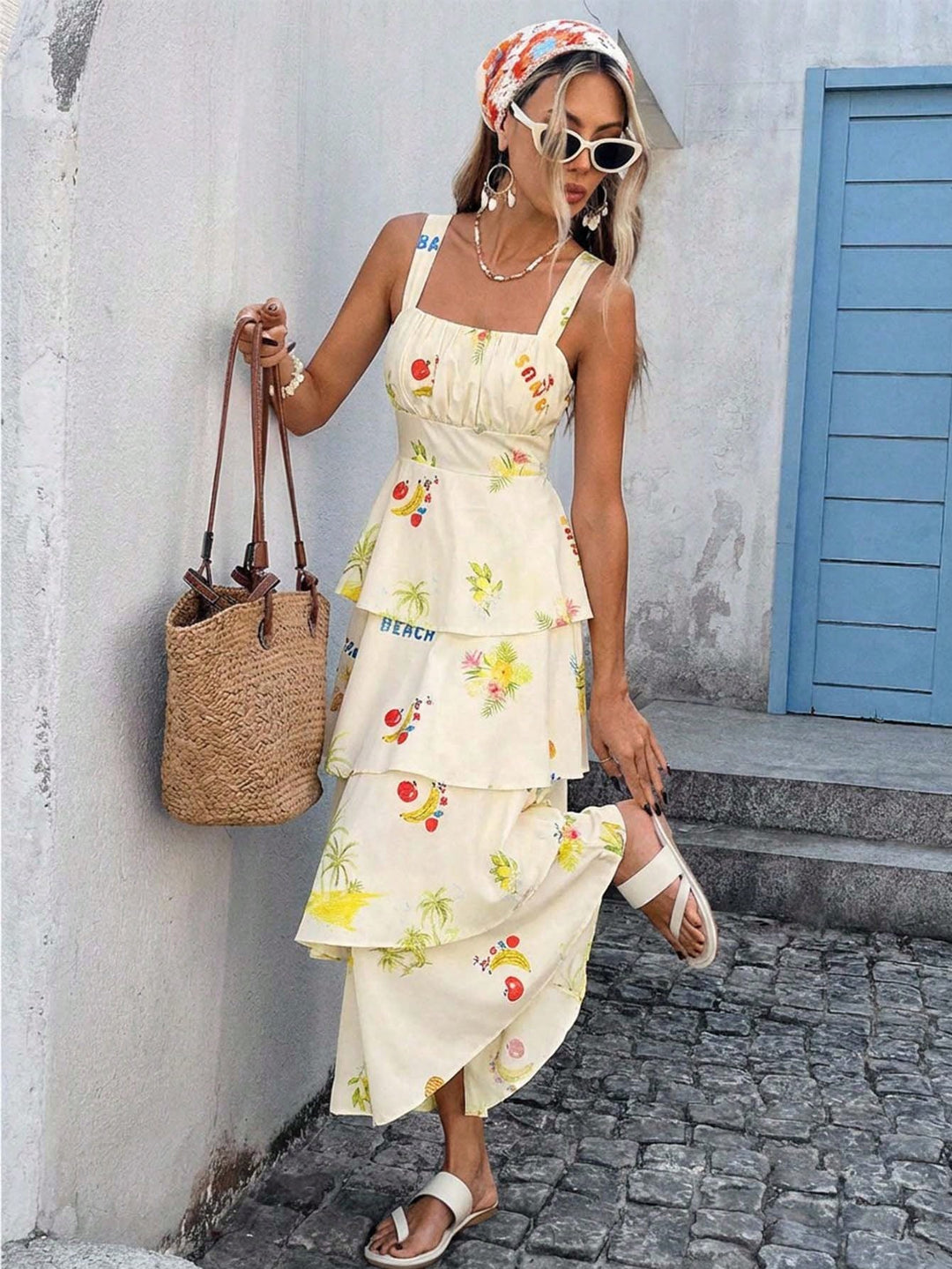 Rochie maxi SHEIN, mix culori