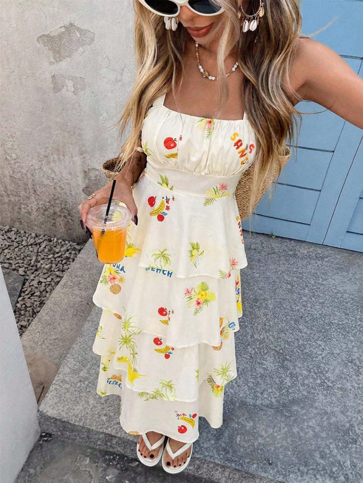 Rochie maxi SHEIN, mix culori