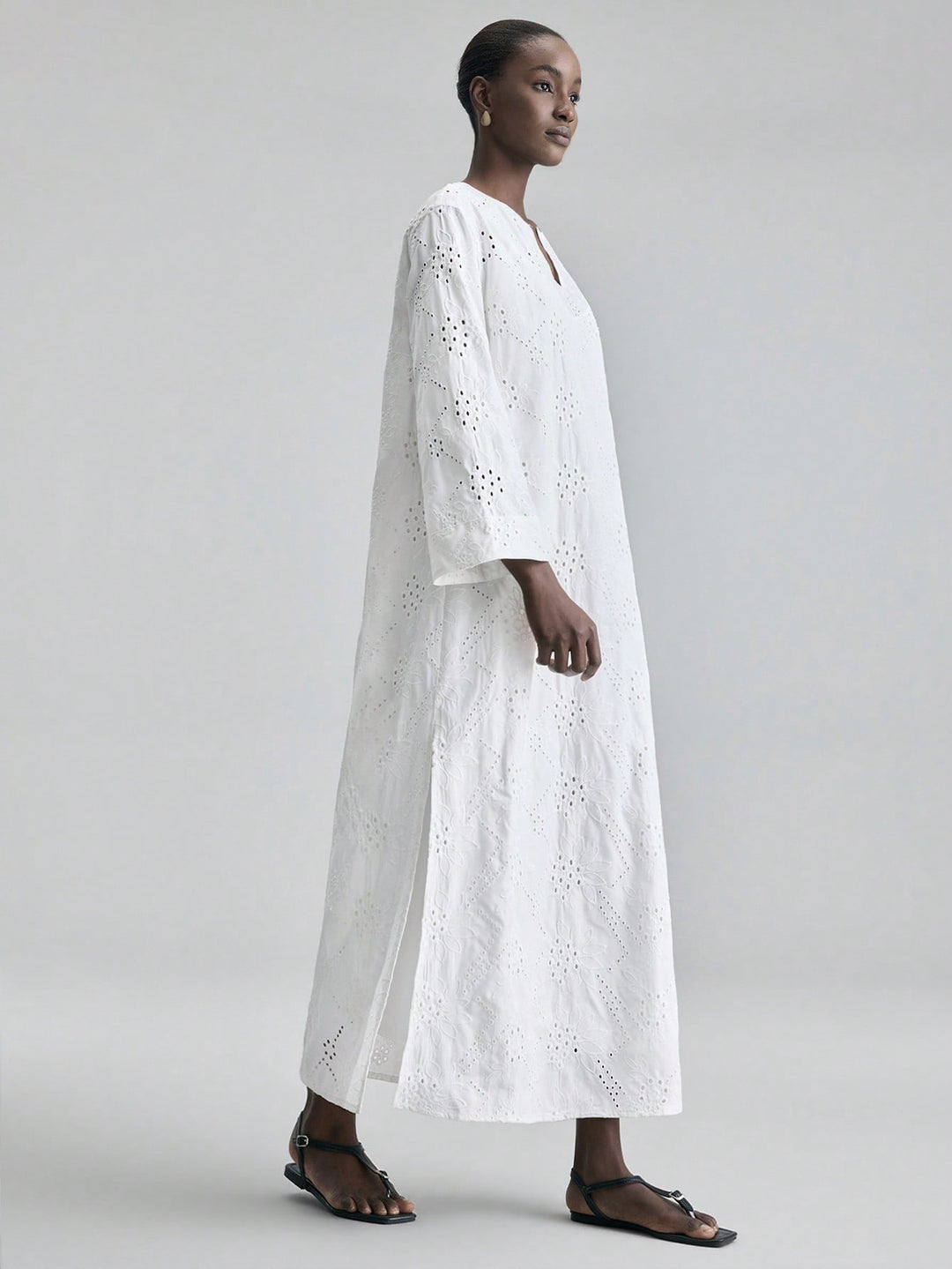 Rochie maxi SHEIN, alb