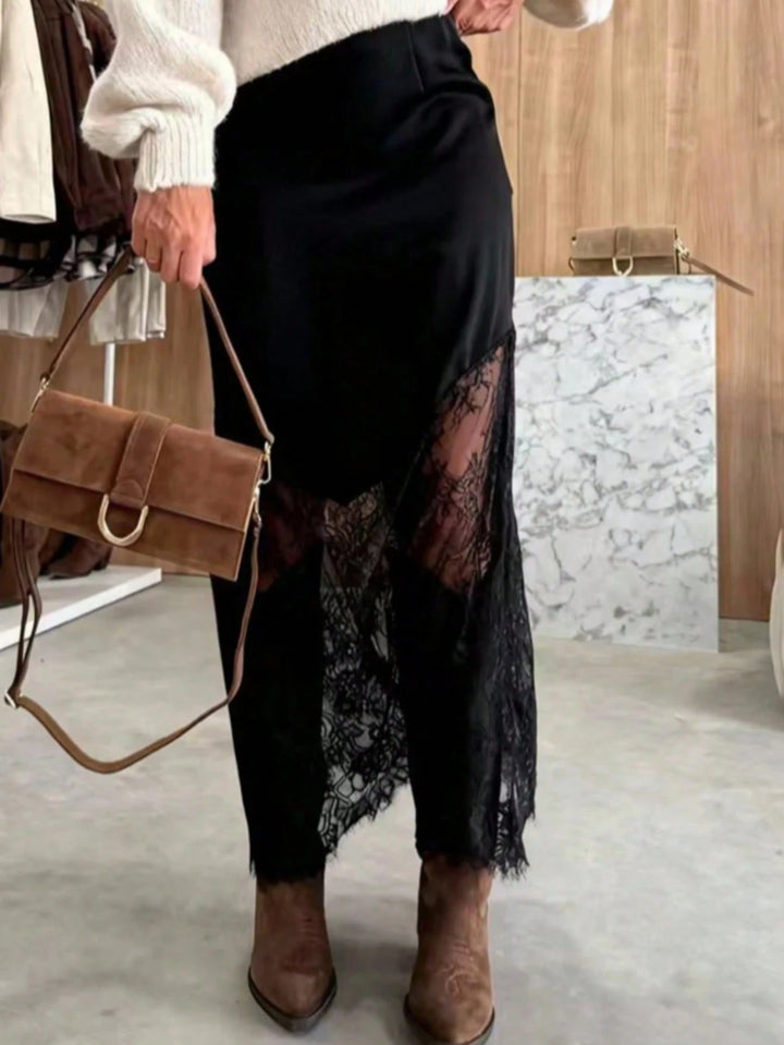SHEIN maxi szoknya, fekete