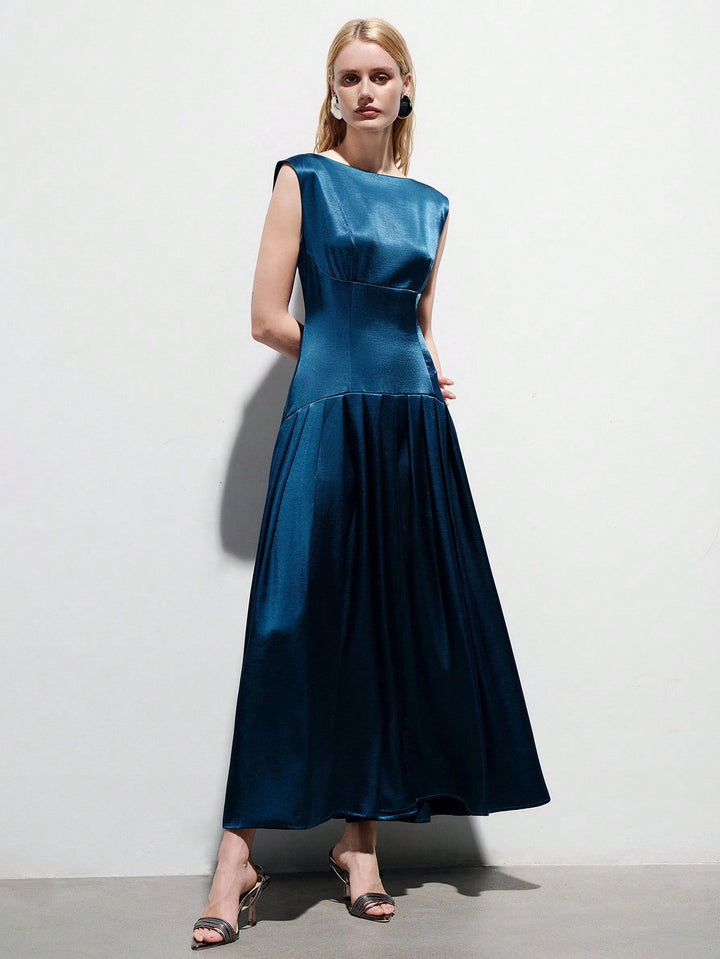 Rochie maxi SHEIN, albastru