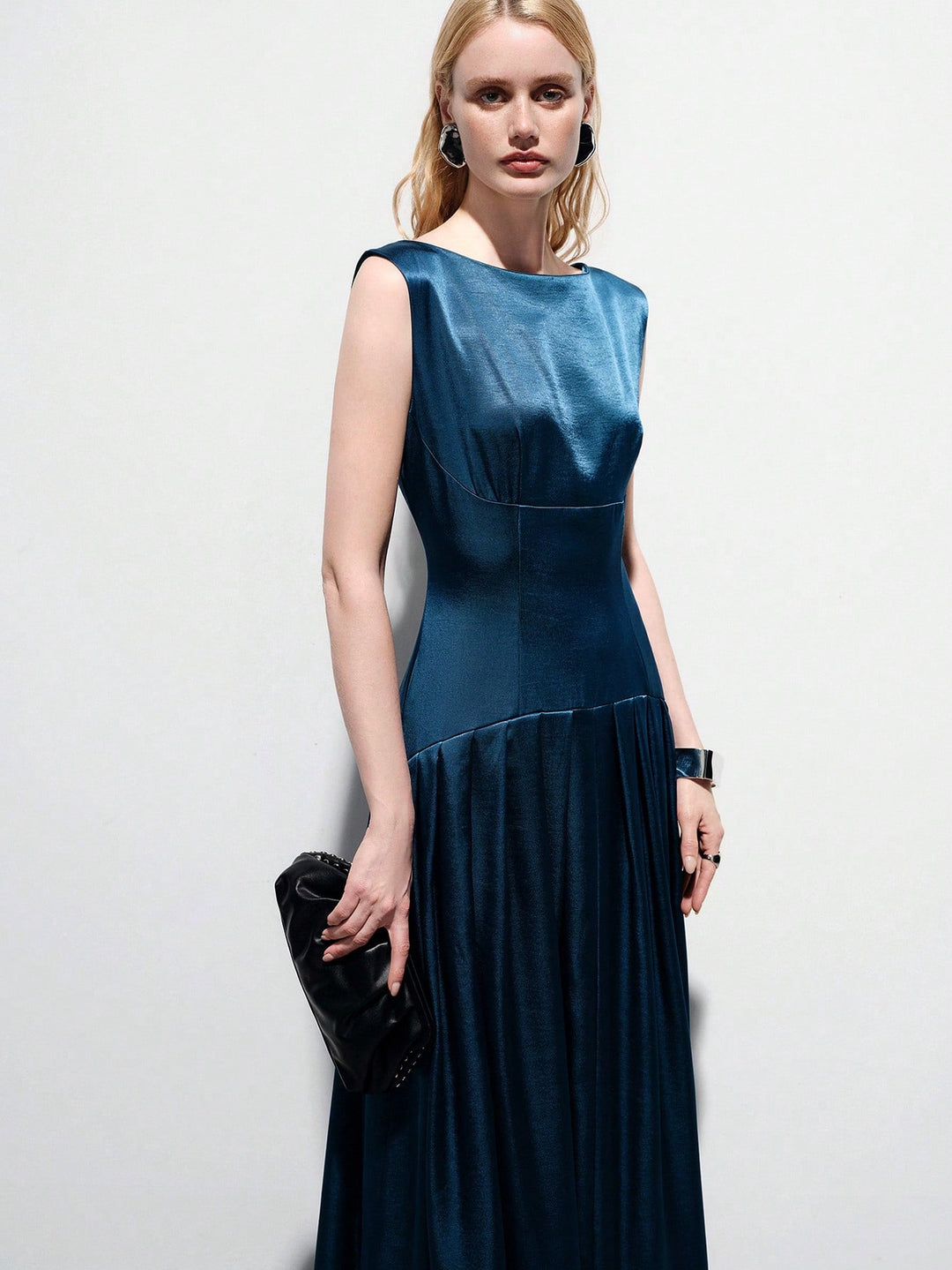 Rochie maxi SHEIN, albastru
