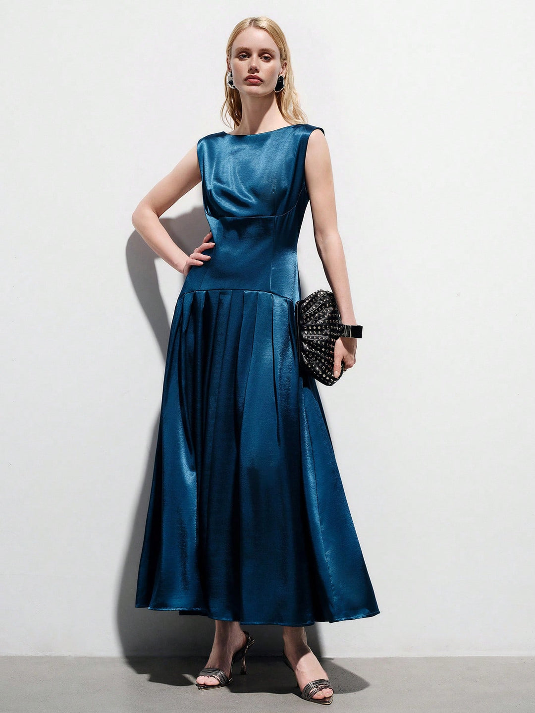 Rochie maxi SHEIN, albastru