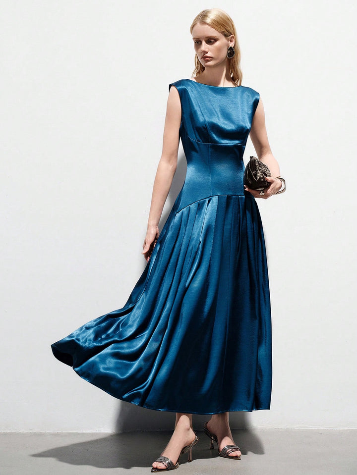 Rochie maxi SHEIN, albastru