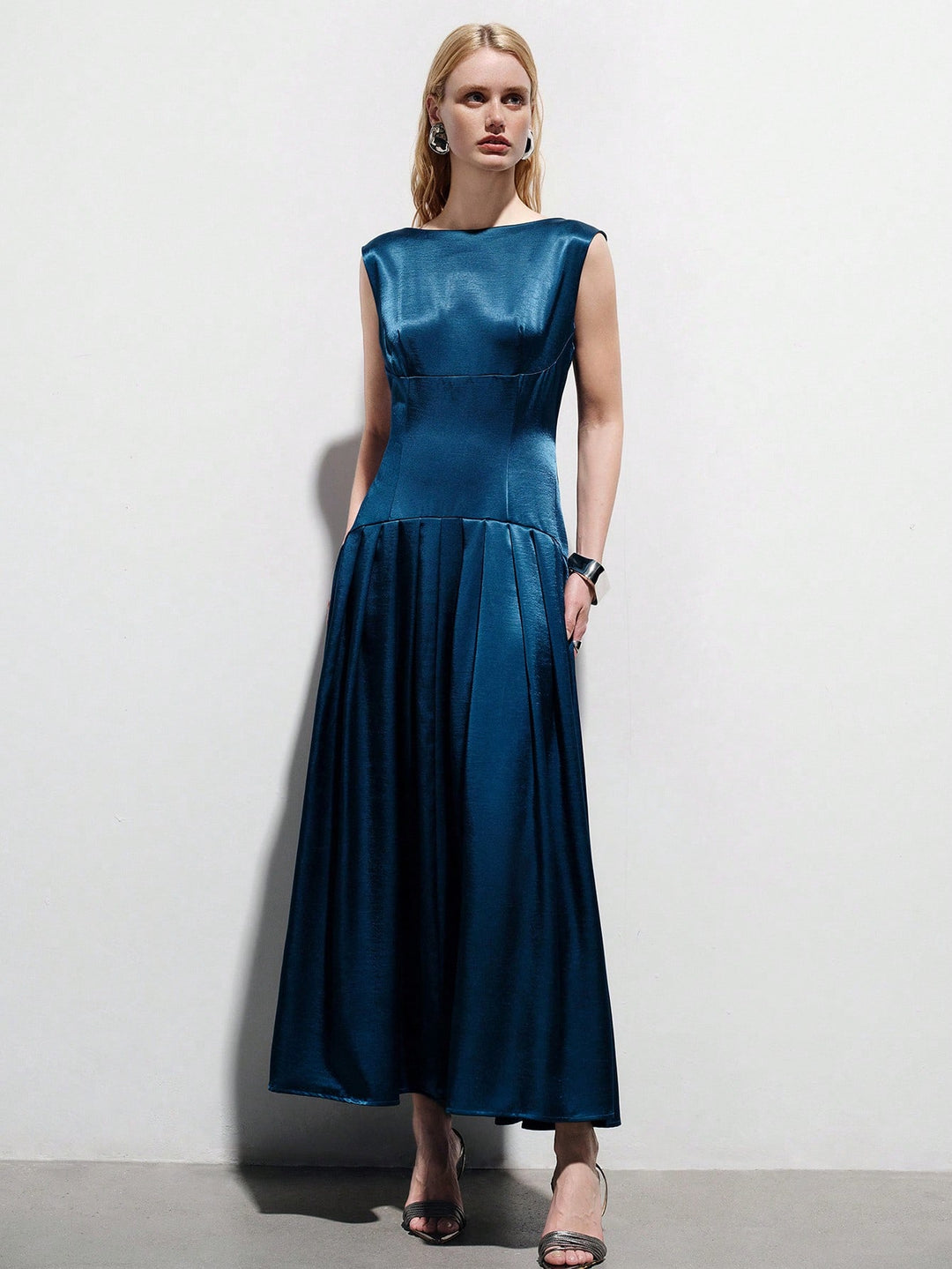 Rochie maxi SHEIN, albastru