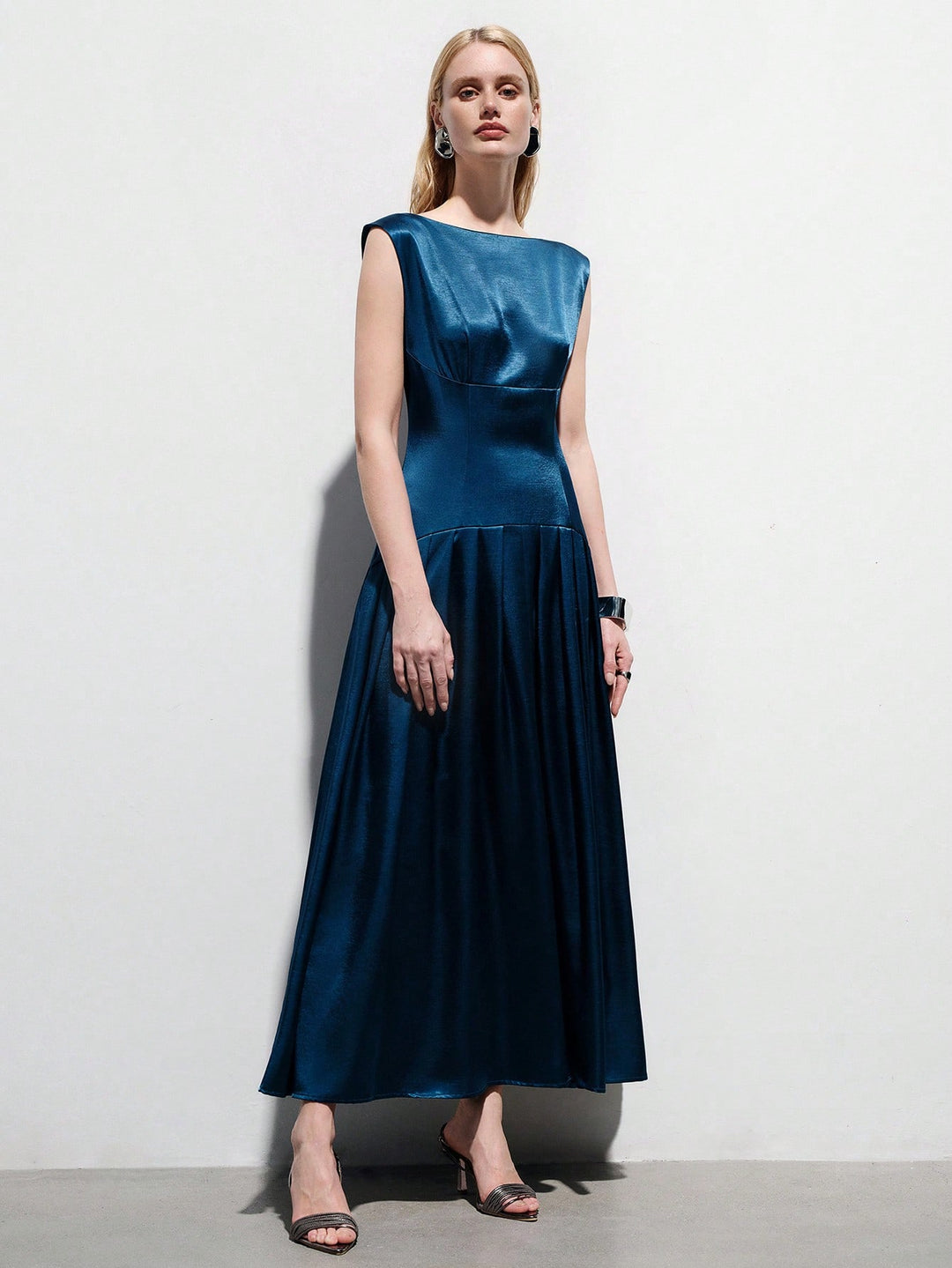 Rochie maxi SHEIN, albastru