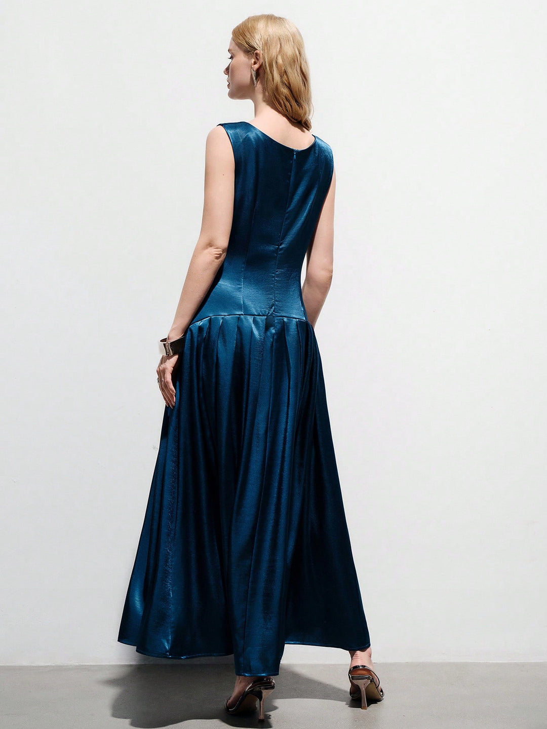 Rochie maxi SHEIN, albastru