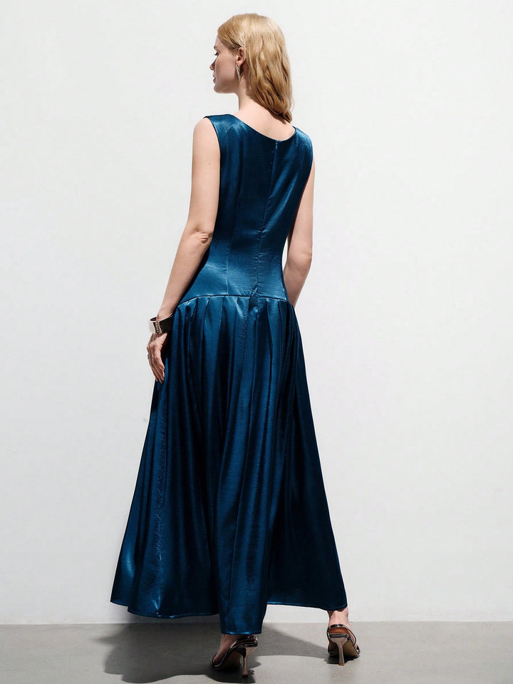 Rochie maxi SHEIN, albastru