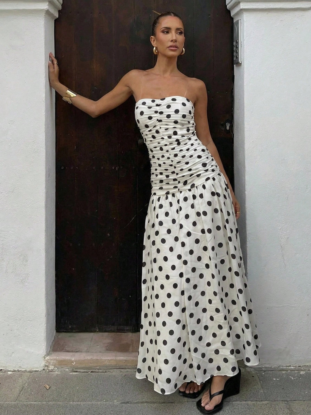 SHEIN Maxi ruha, fehér