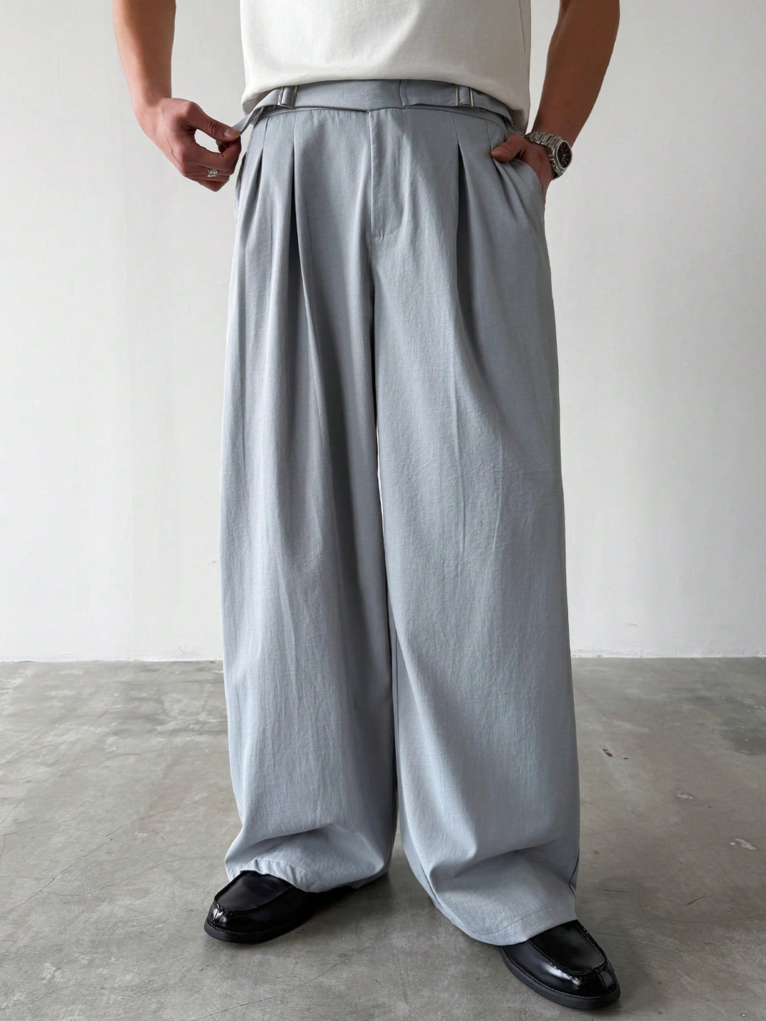 Pantalon SHEIN, albastru