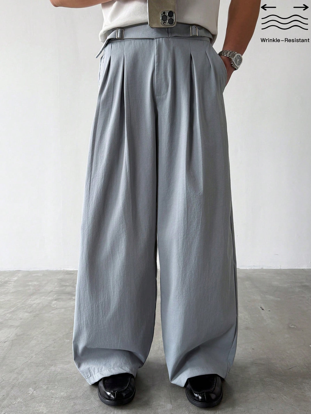 Pantalon SHEIN, albastru