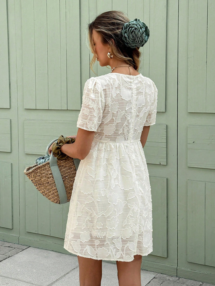 Rochie scurtă SHEIN, bej