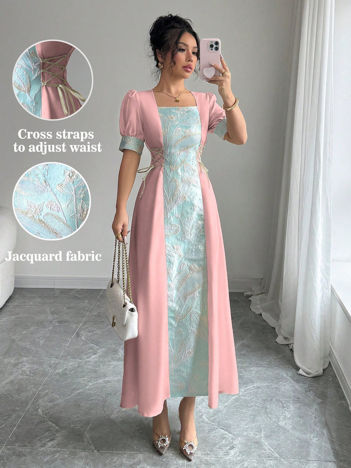 Rochie maxi SHEIN, mix culori