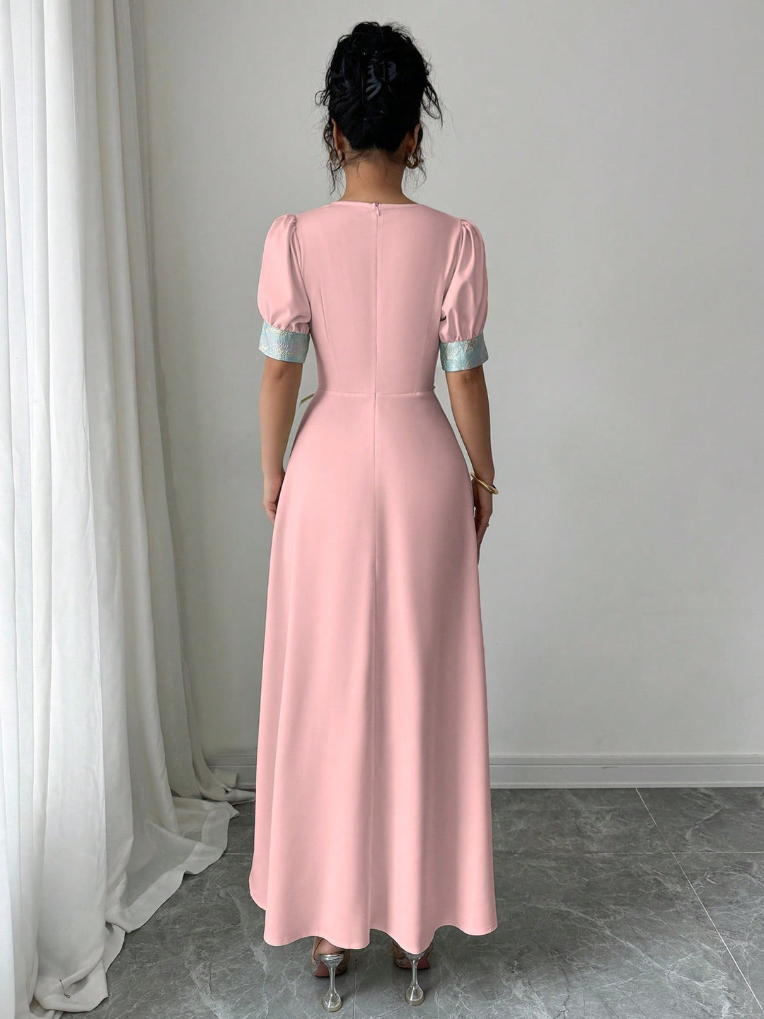 Rochie maxi SHEIN, mix culori