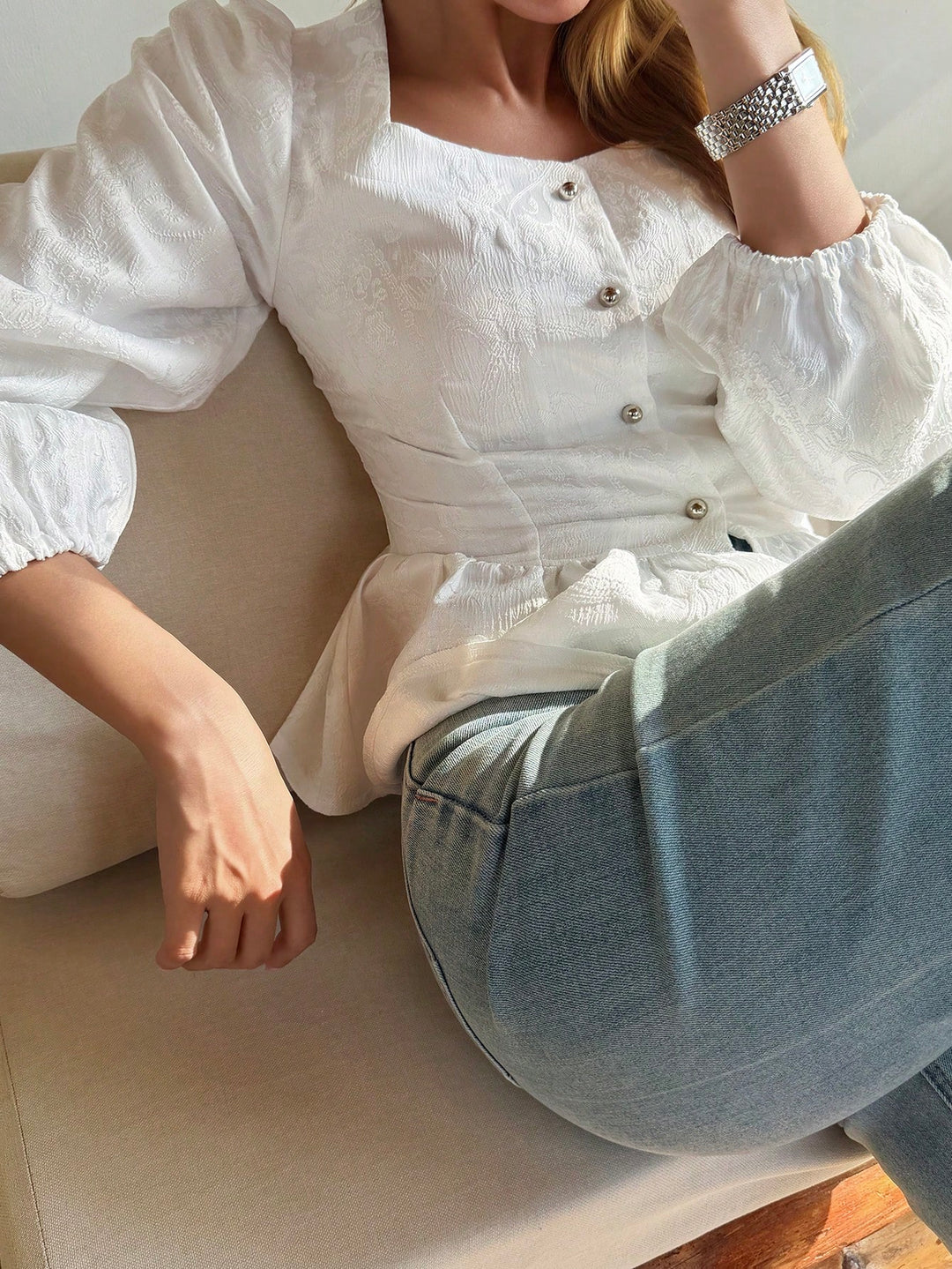 Bluza SHEIN, alb