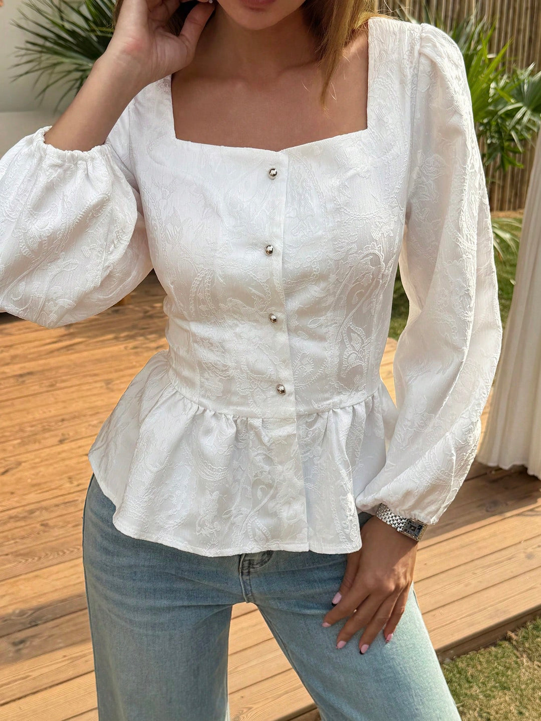 Bluza SHEIN, alb