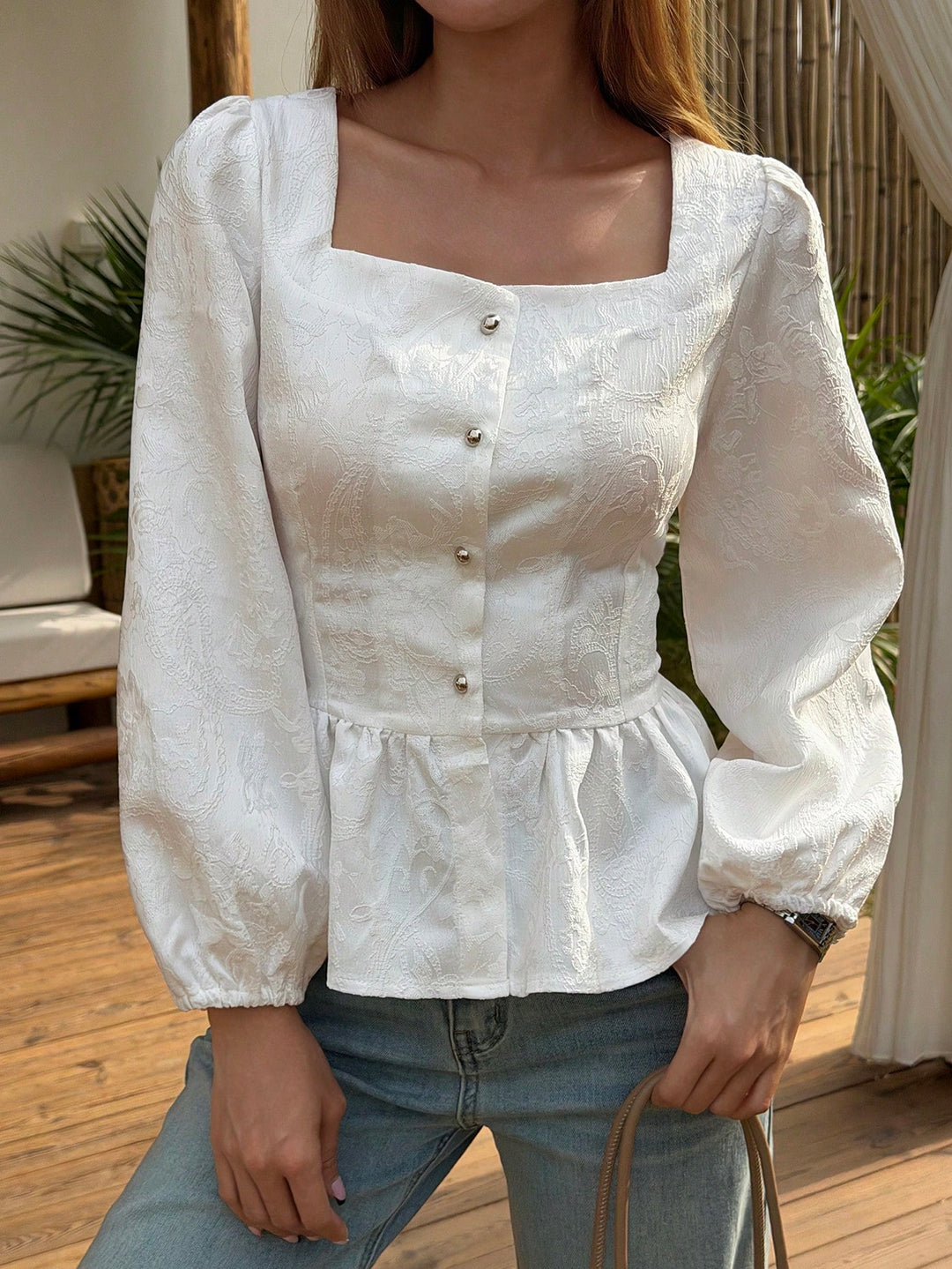 Bluza SHEIN, alb