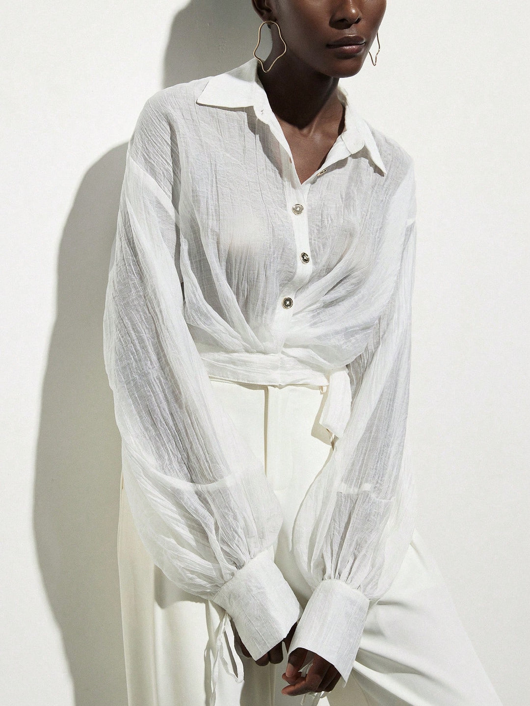 Top SHEIN, alb
