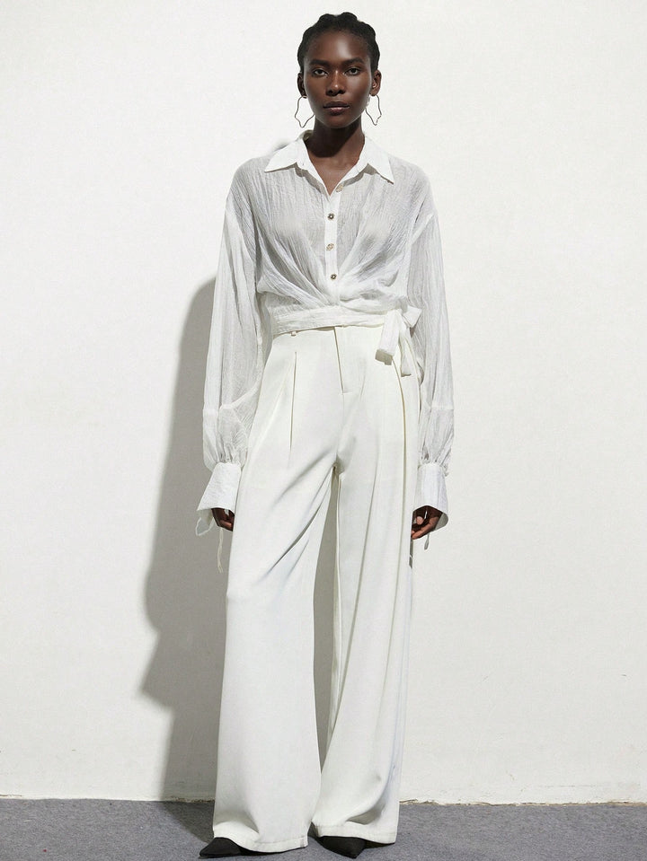 Top SHEIN, alb