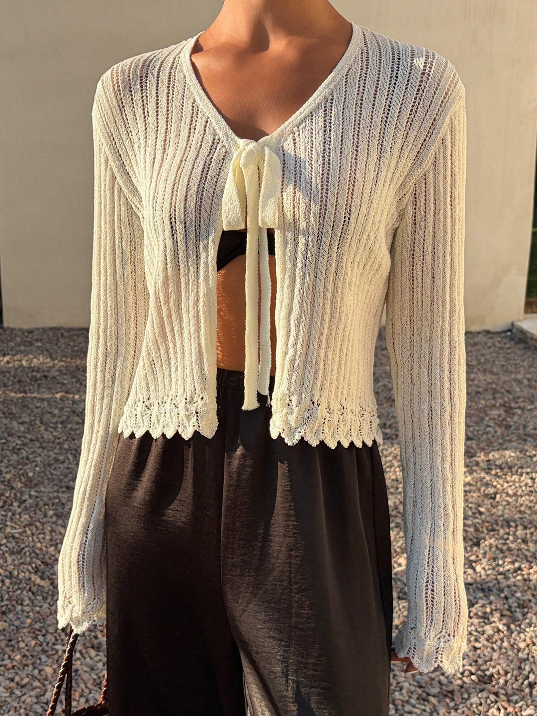 Cardigan SHEIN, bej