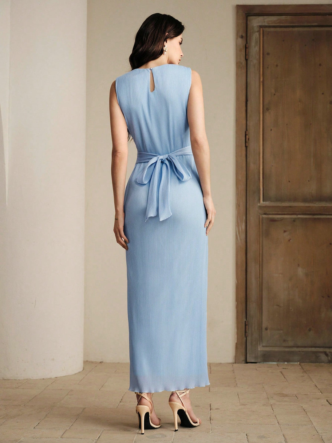 Rochie maxi SHEIN, albastru