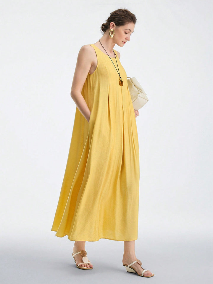 Rochie maxi SHEIN, galben