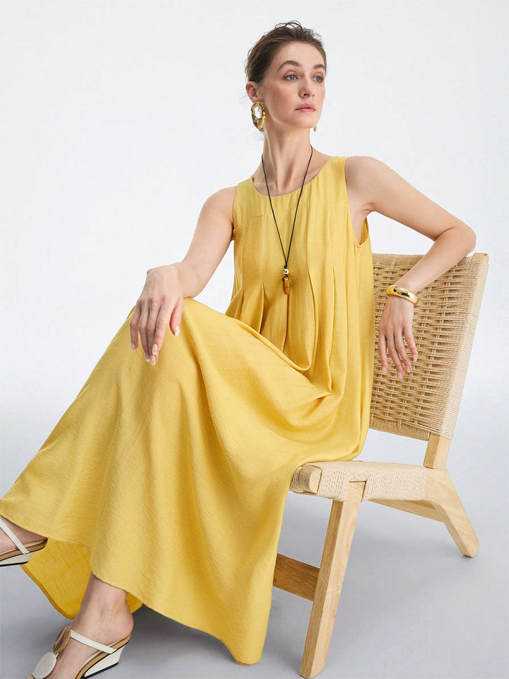Rochie maxi SHEIN, galben