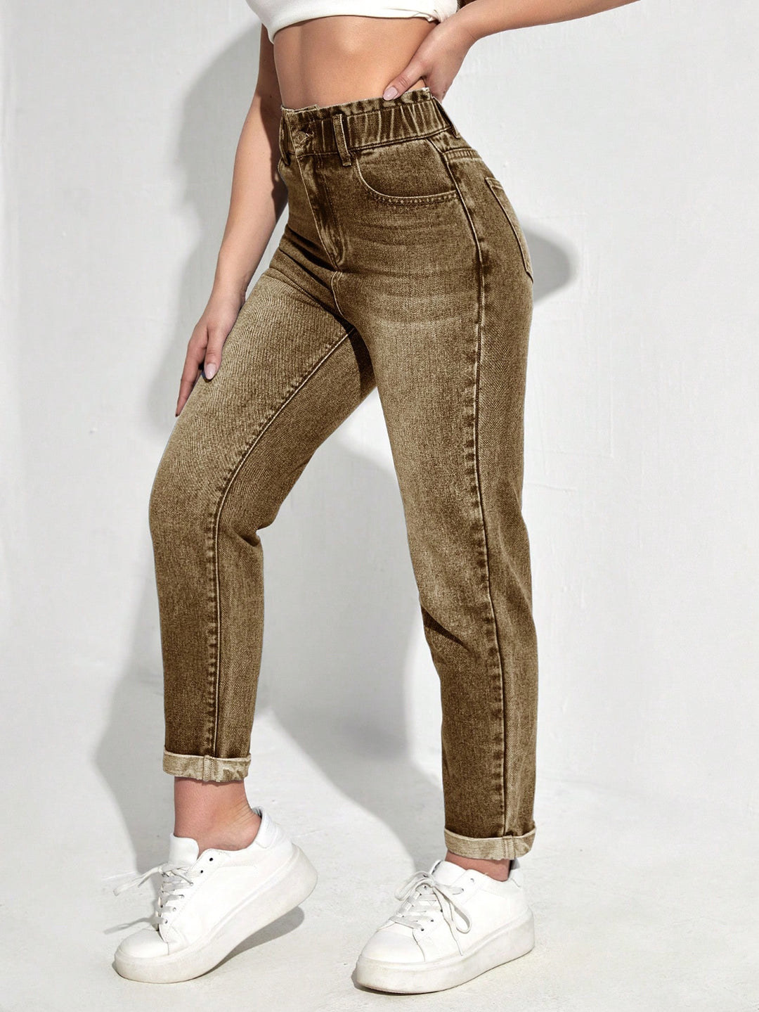Jeans SHEIN, maro