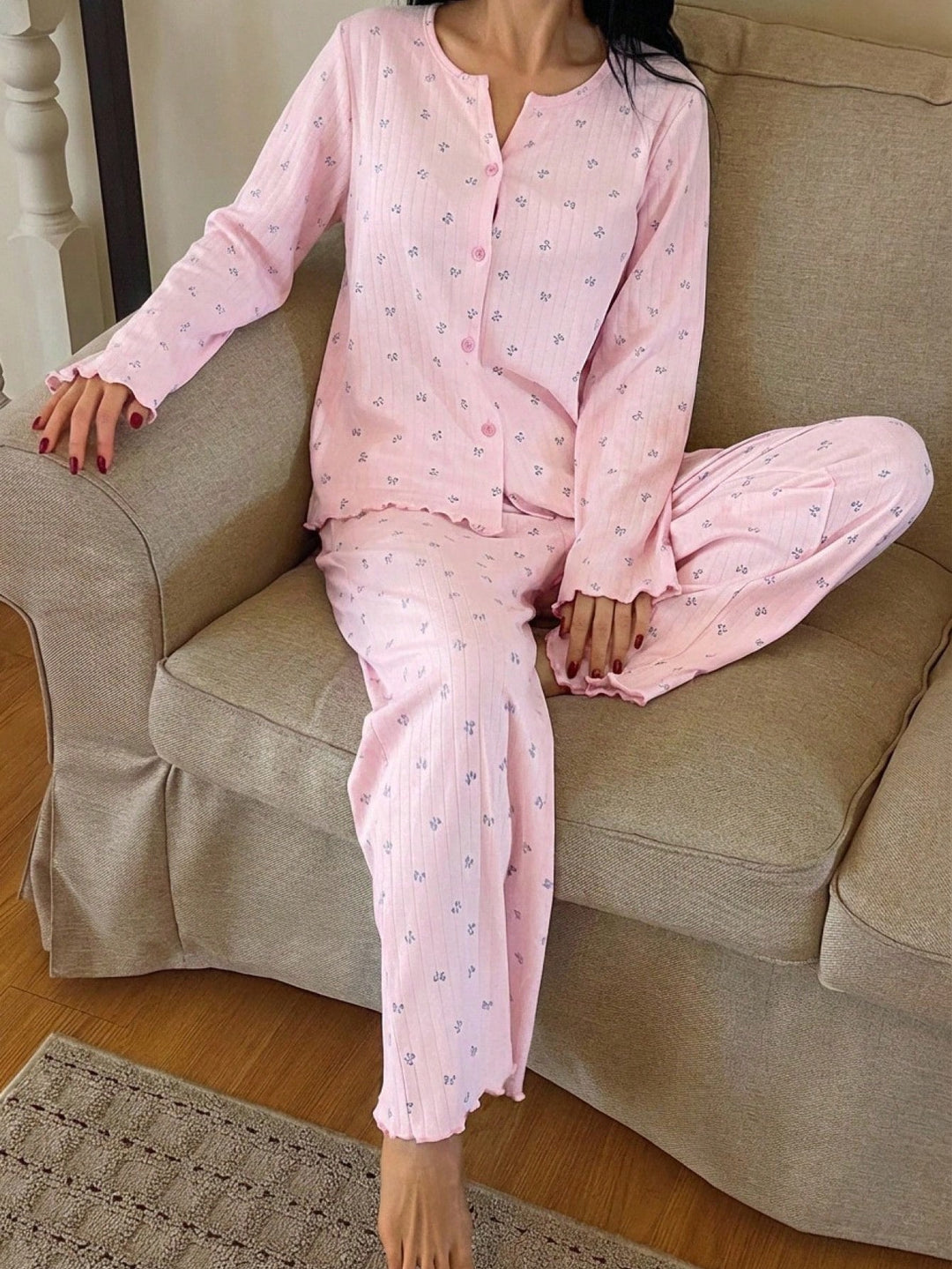 Pijama SHEIN, roz