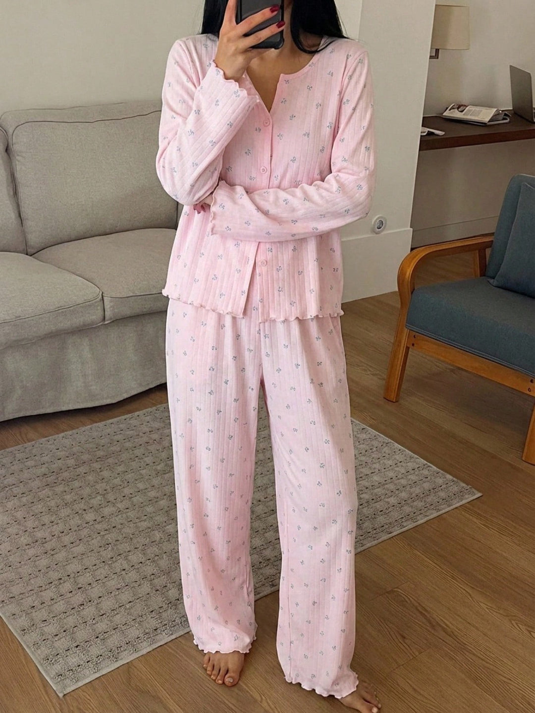 Pijama SHEIN, roz