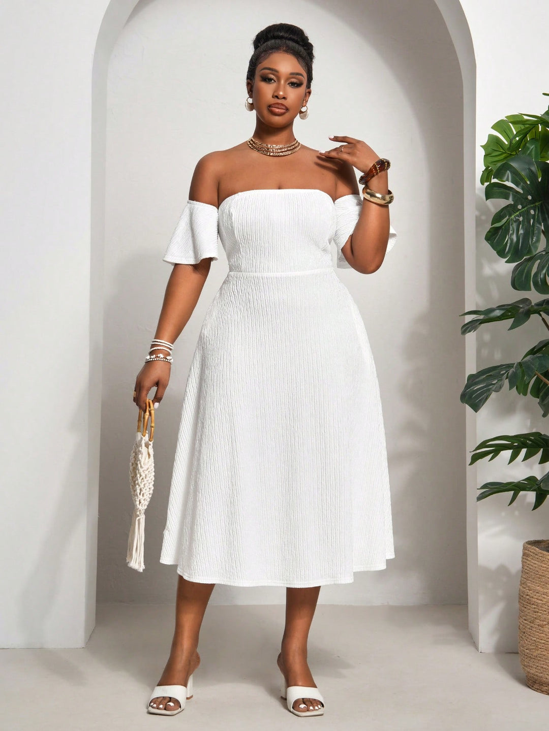 Rochie SHEIN, alb