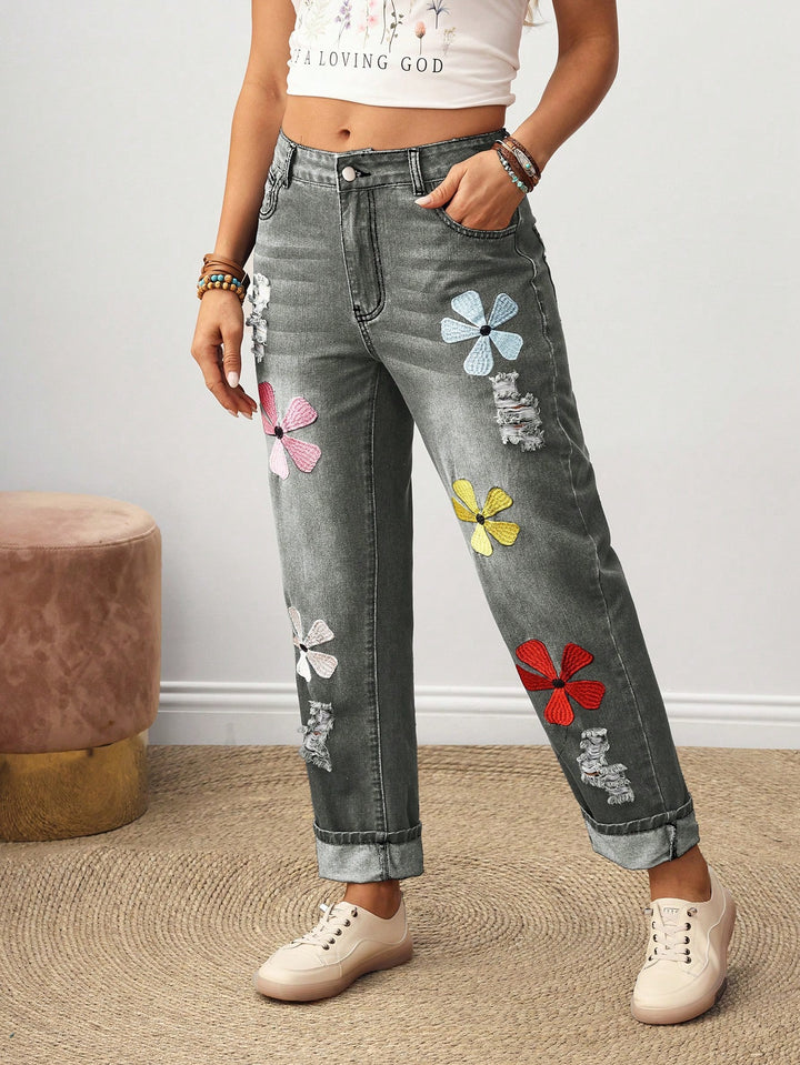 Jeans SHEIN, gri