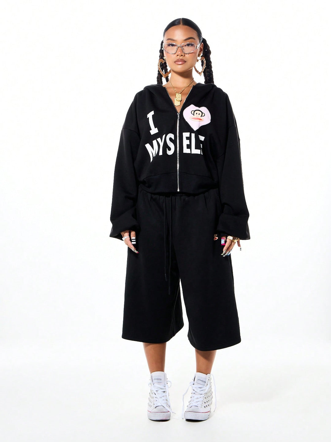 Hanorac SHEIN, negru