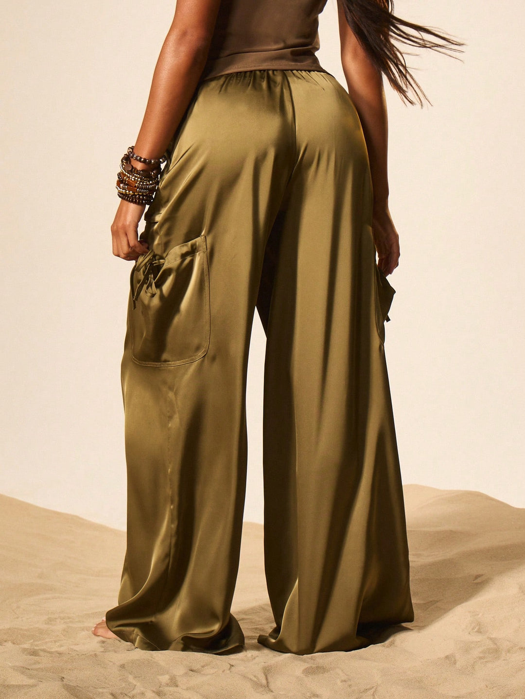 Pantaloni SHEIN, kaki