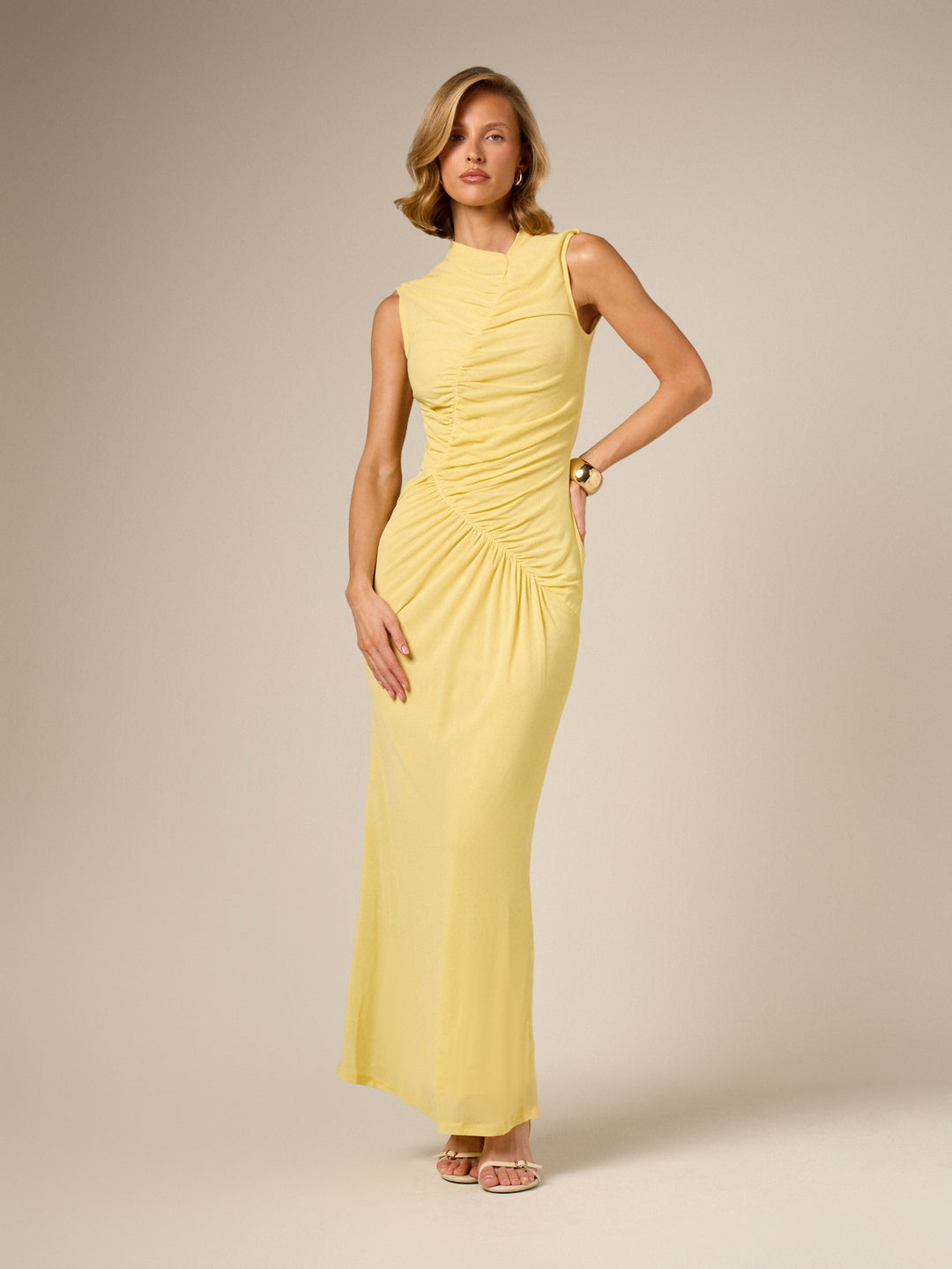 Rochie maxi SHEIN, galben