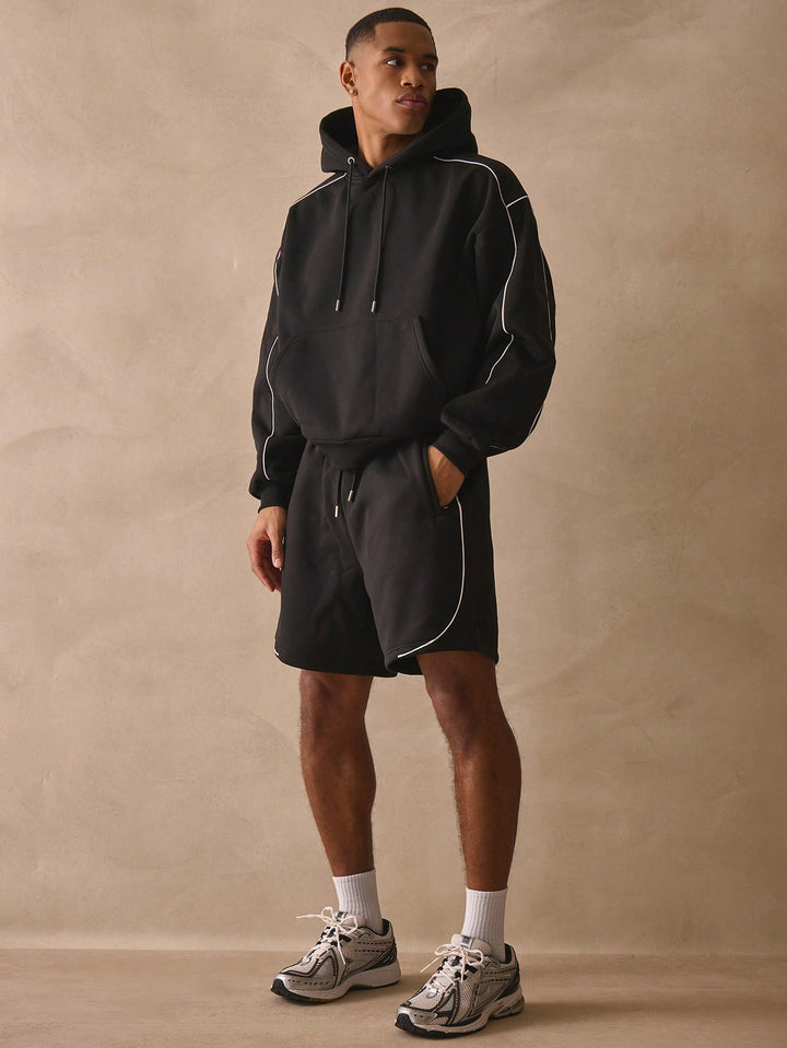 Pantaloni scurți SHEIN, negru