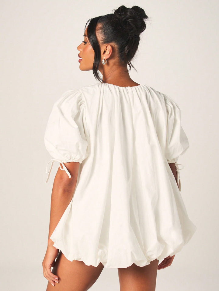Rochie mini SHEIN, alb