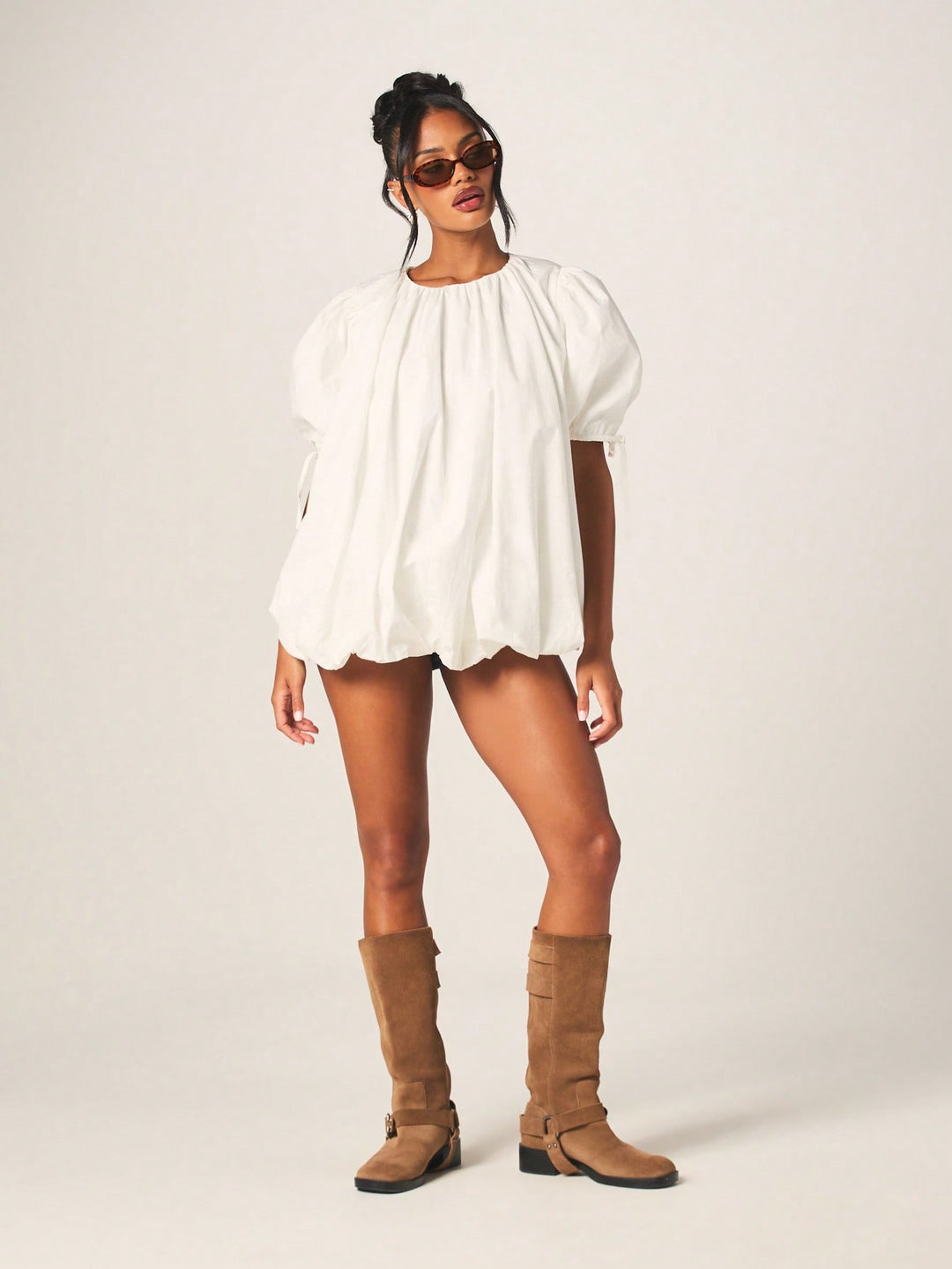 Rochie mini SHEIN, alb