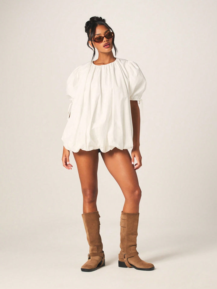 Rochie mini SHEIN, alb