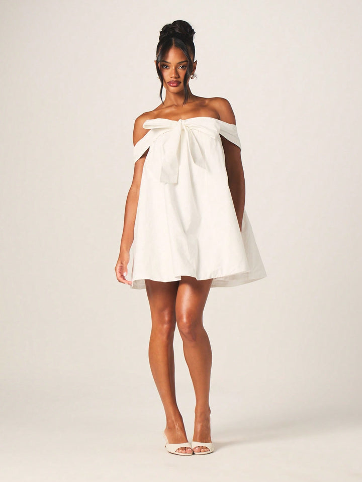 Rochie mini SHEIN, alb
