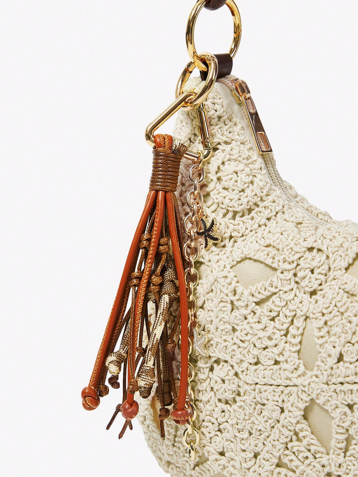 SHEIN Bag Charm, Brown