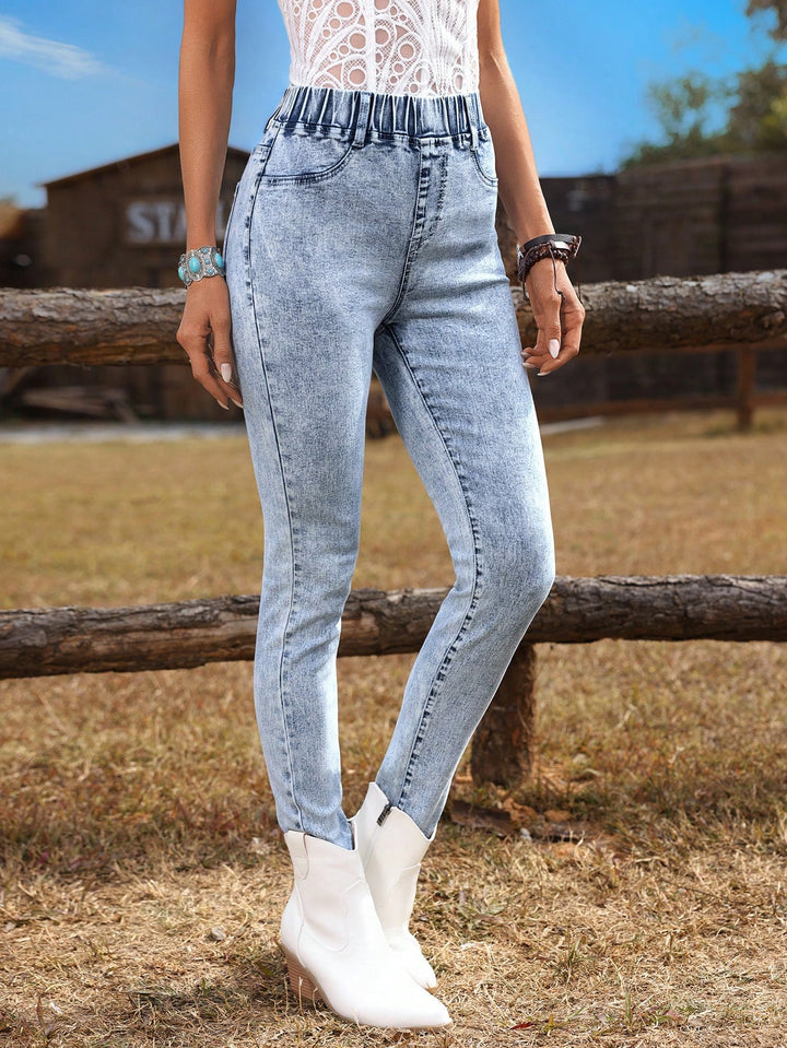Jeans SHEIN, albastru